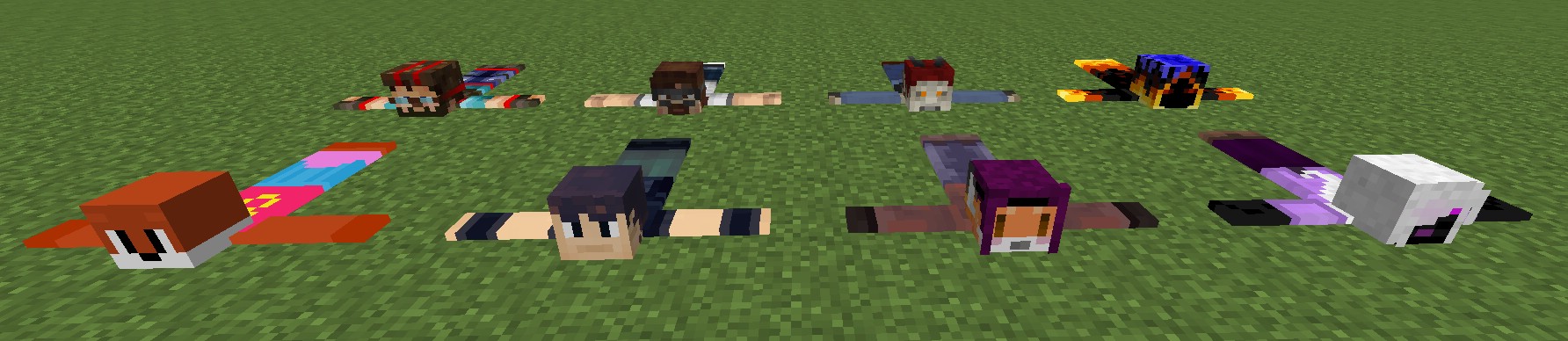 Player Rugs Mod 1.10.2, 1.7.10 (Decorate Your House with Friends Heads) 2