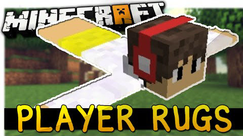 Player Rugs Mod 1.10.2, 1.7.10 (Decorate Your House with Friends Heads) 1