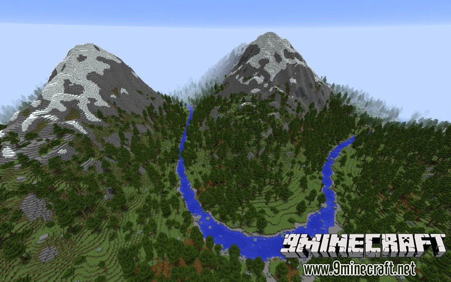 Realistic Terrain Generation Mod para Minecraft 1.12.2, 1.8.9 y 1.7.10