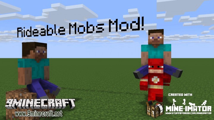 Rideable Mobs Mod 1.7.10 2