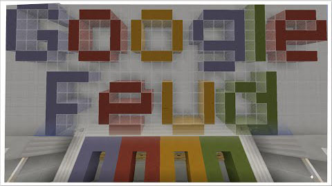 Google Logo Minecraft Map