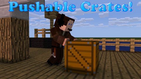 Pushable Crates Mod 1.7.10 1